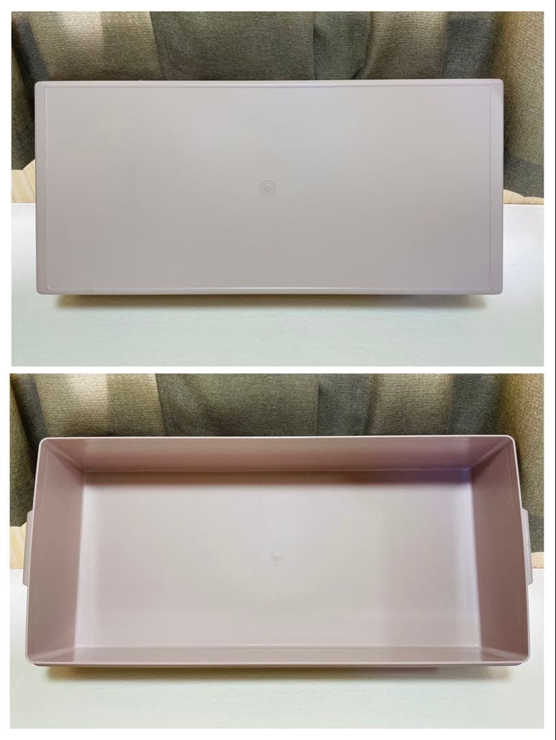 3個セット/タッパーウェア/ロング/スーパーケース/希少アイボリー/ピンク/廃番