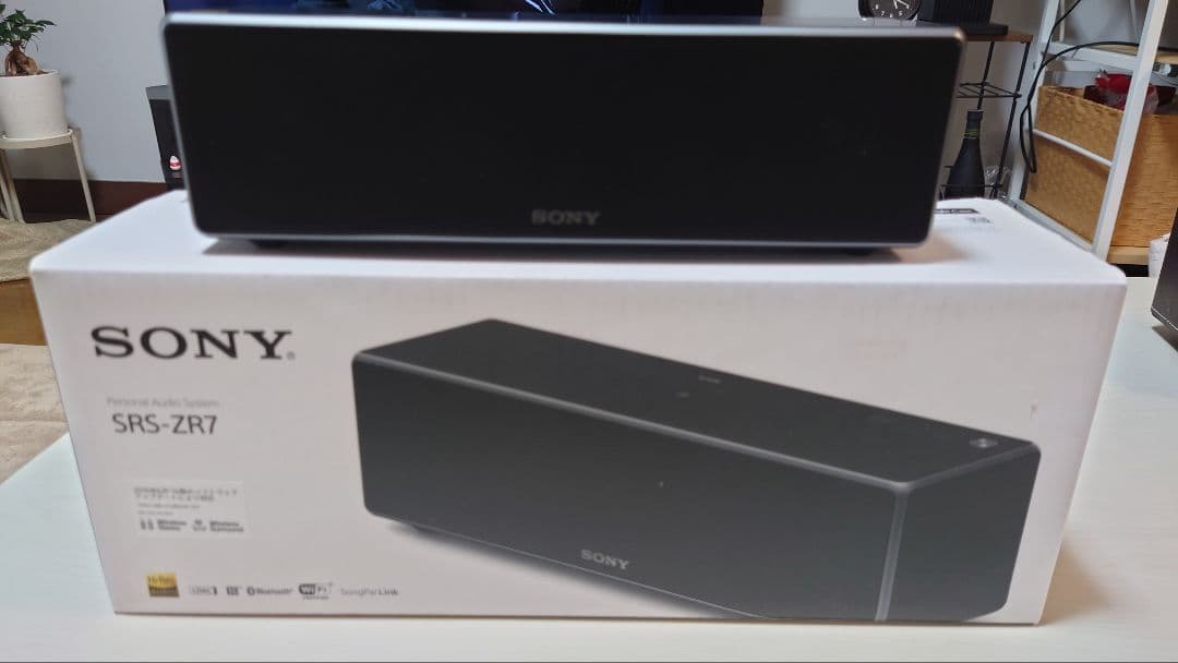 【超美品】SONY SRS-ZR7 ブラック ワイヤレススピーカー