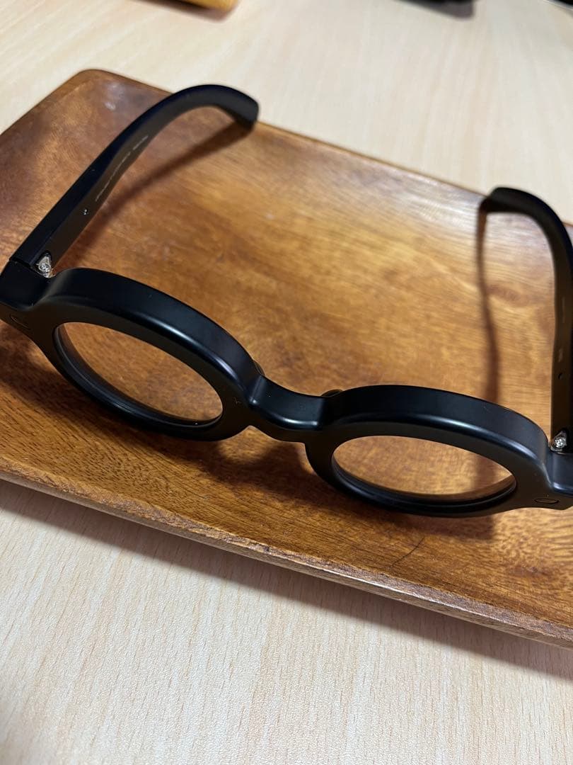 【新品完売品】JINS BE BOLD　マットブラック　極太　ラウンド