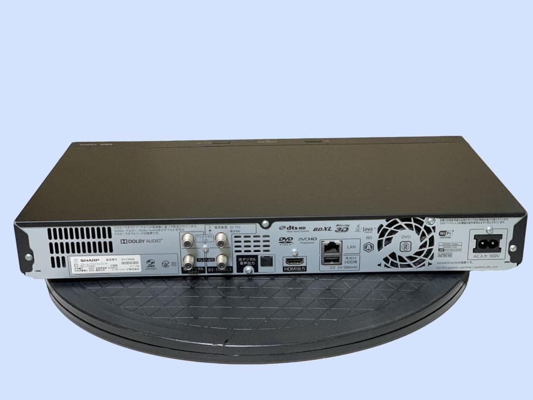 M9529 SHARP ブルーレイディスクレコーダー BD-UT2200