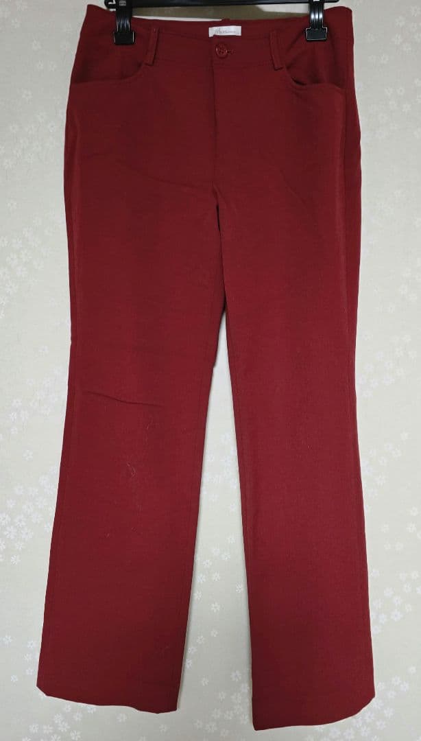 新品未使用'ワインカラーB 3パンツ