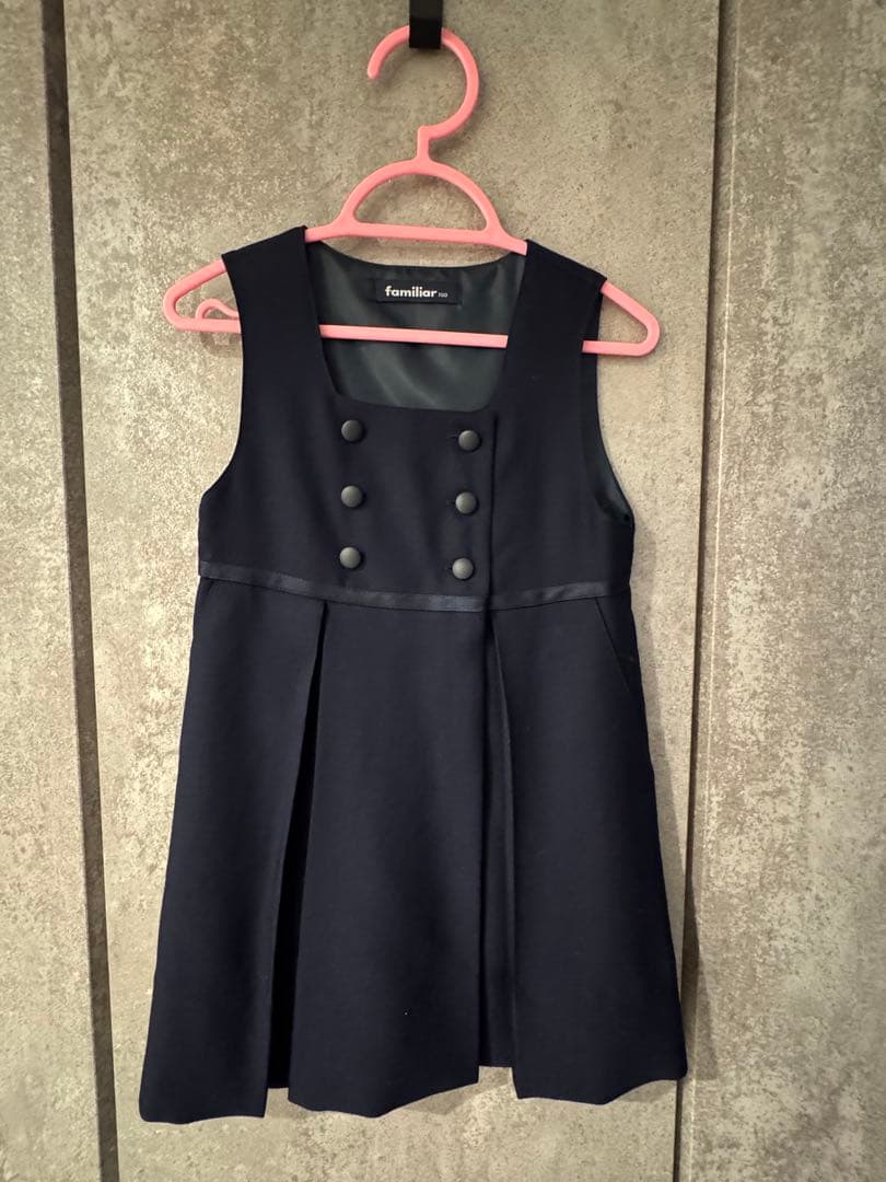 限定価格【超美品】familiar 長袖シャツ・ワンピース・カーディガンセット