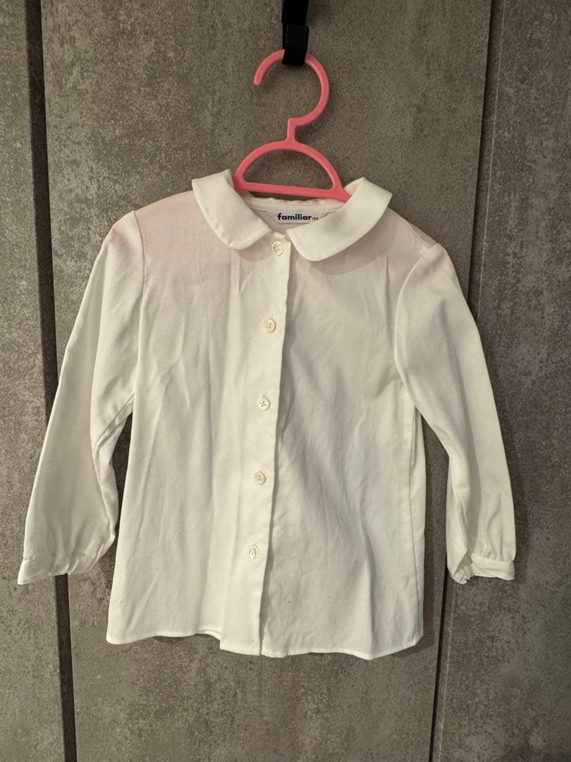 限定価格【超美品】familiar 長袖シャツ・ワンピース・カーディガンセット