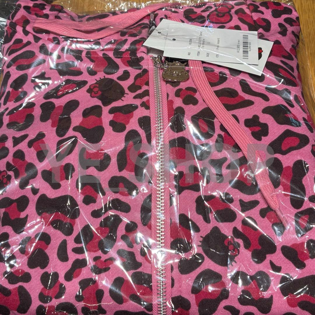 9090 girl × HELLO KITTY Eared Zip Hoodie
