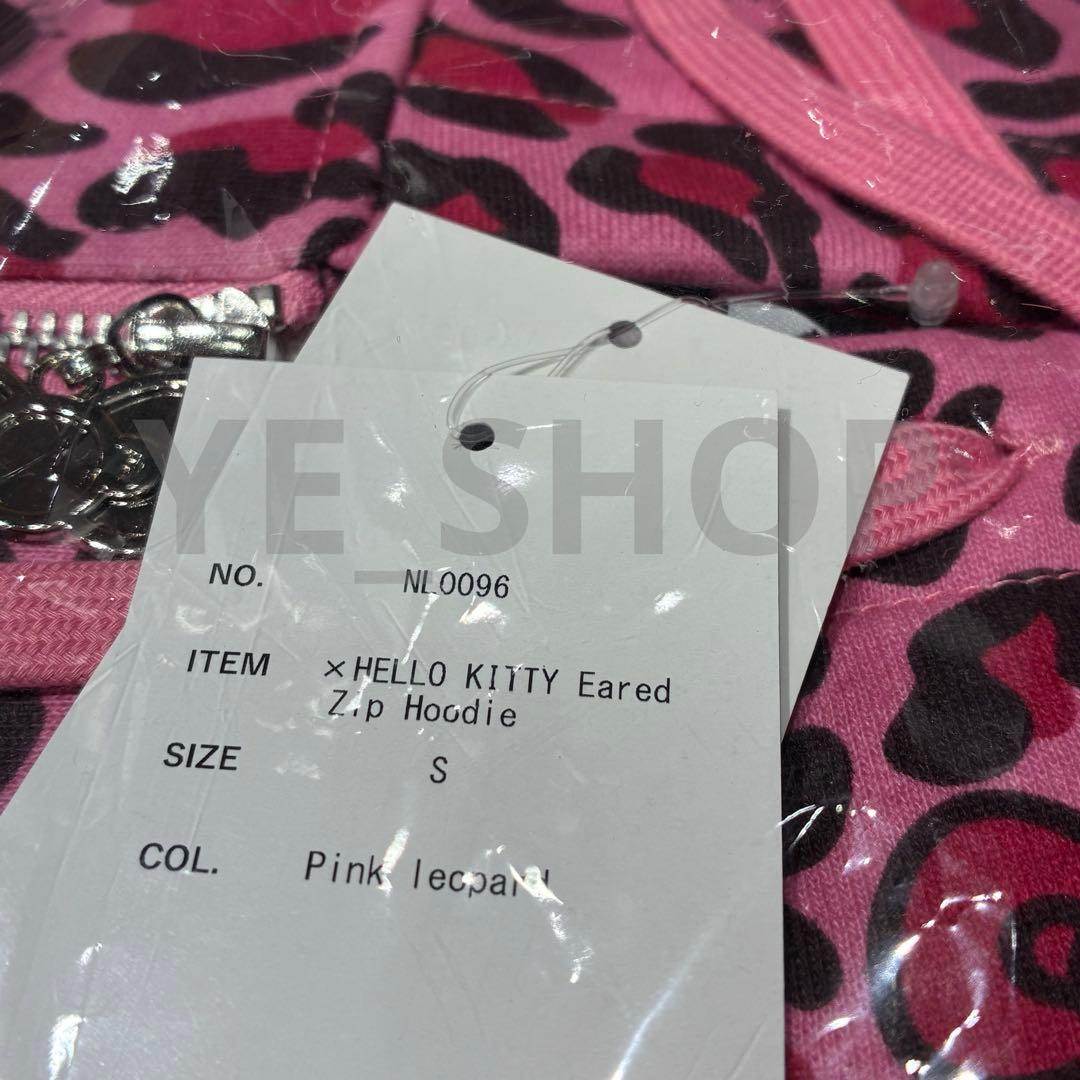9090 girl × HELLO KITTY Eared Zip Hoodie