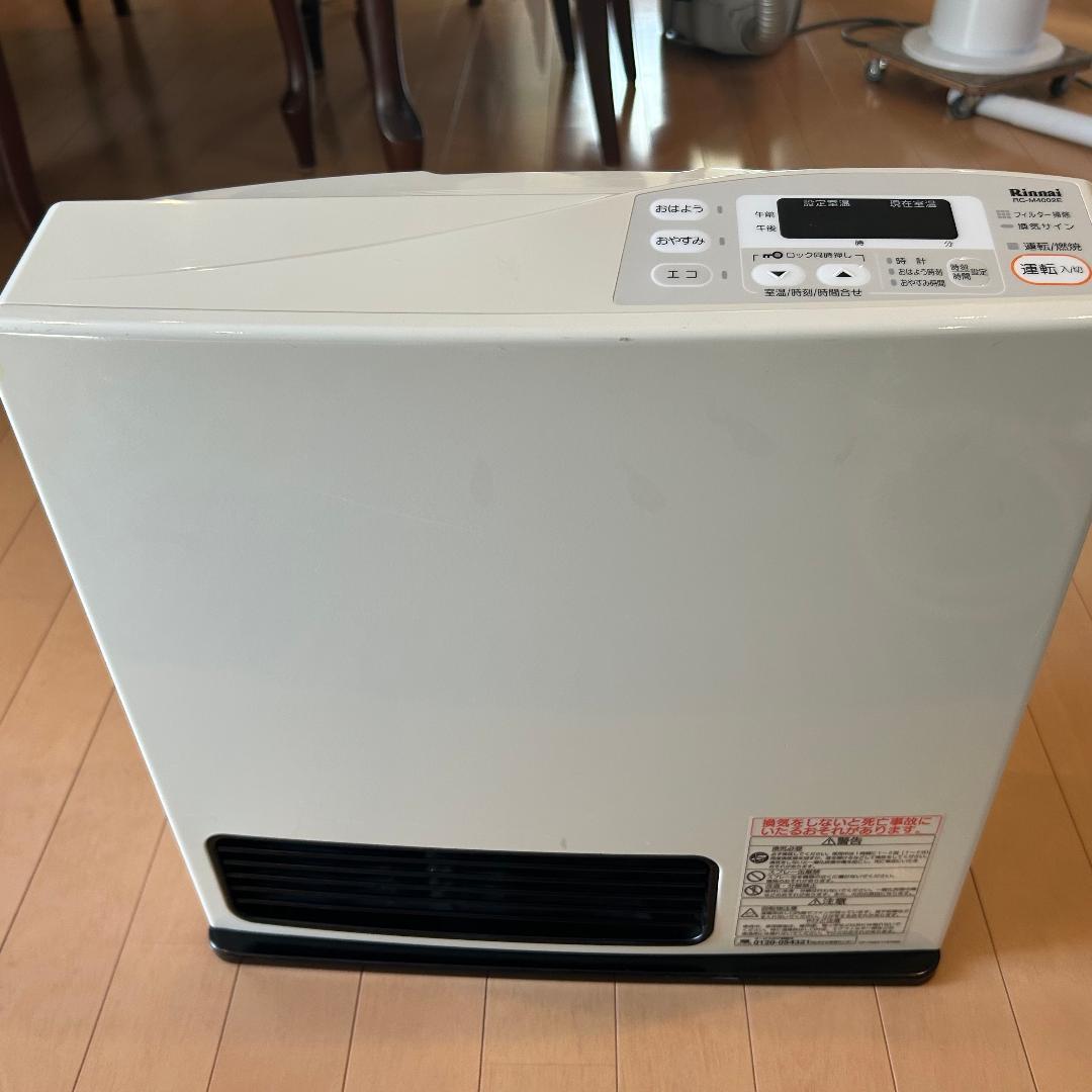 Rinnaiガスファンヒーター RC-M4002E 都市ガス + 2mガスコード