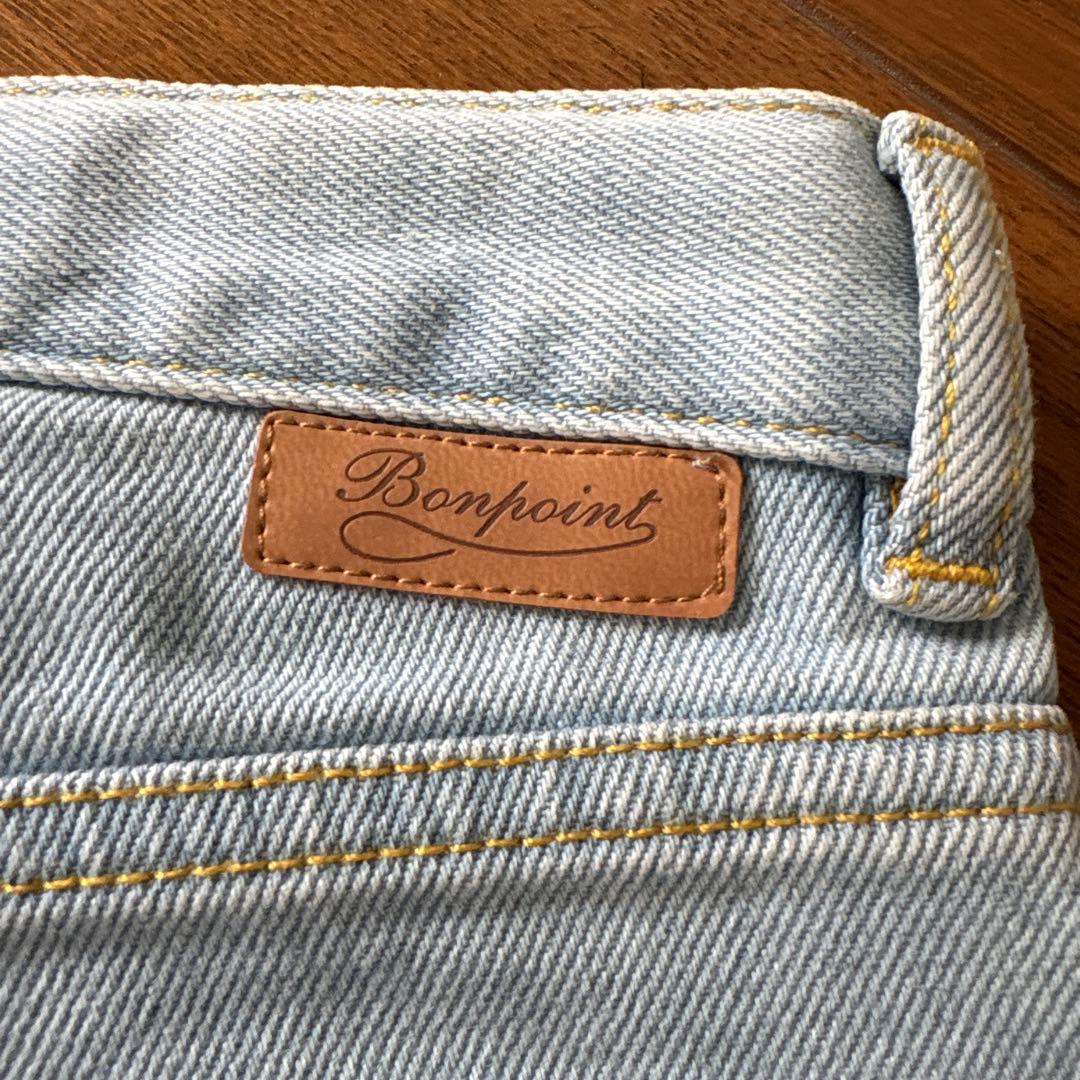 【新品】Bonpointボンポワン デニムパンツ　ブルージーンズ　10A