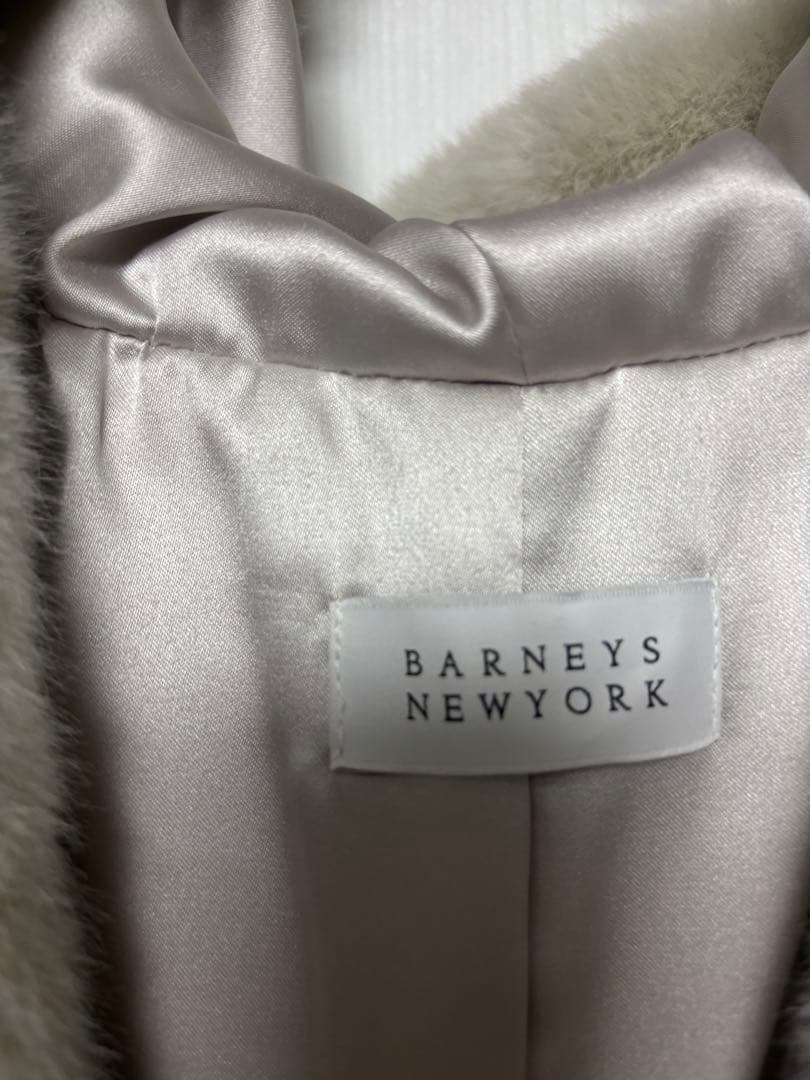 BARNEYS NEW YORK フード付きロングベスト　期間限定お値下げ