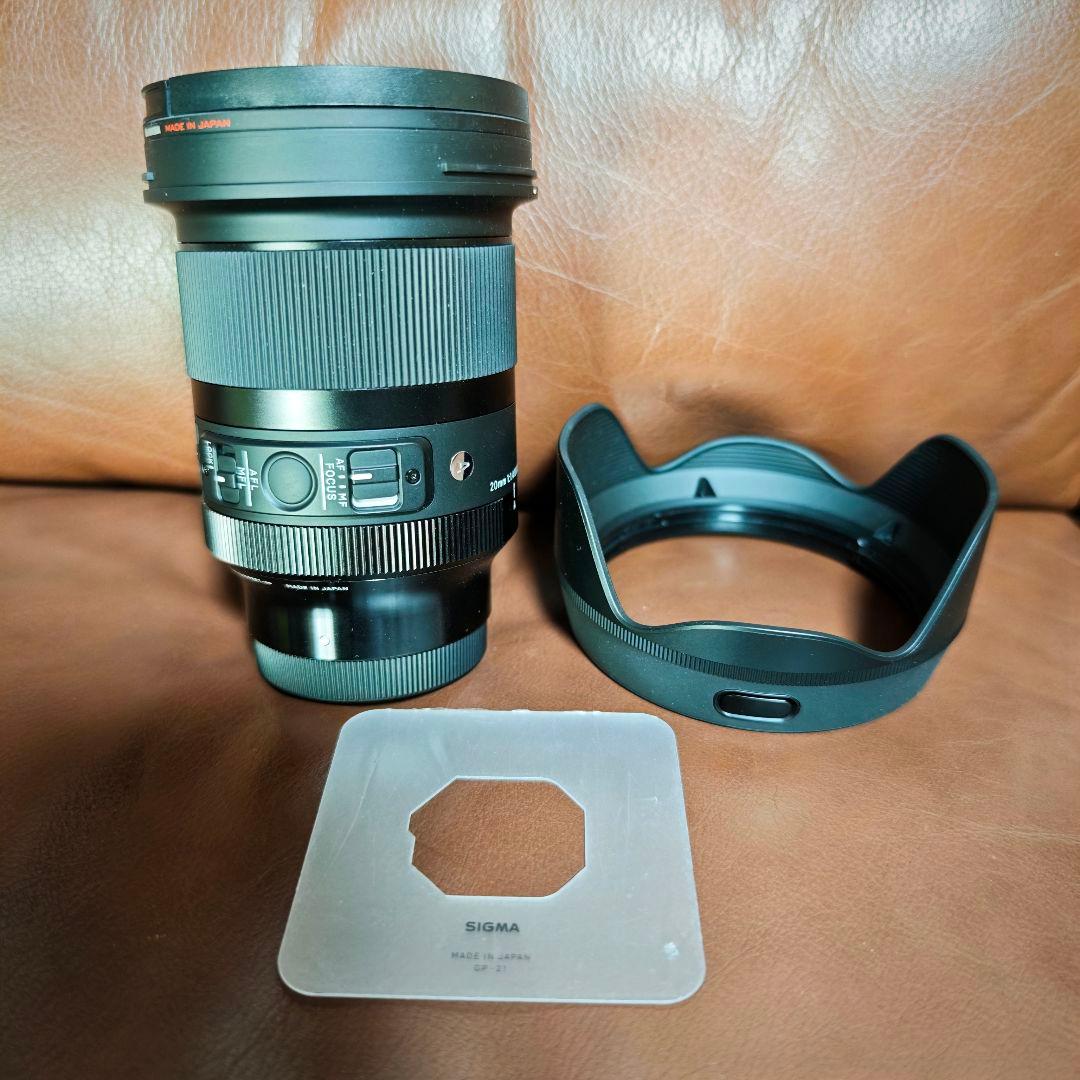 【新品級】SIGMA 20mm F1.4 DG DN Art ソニーE用