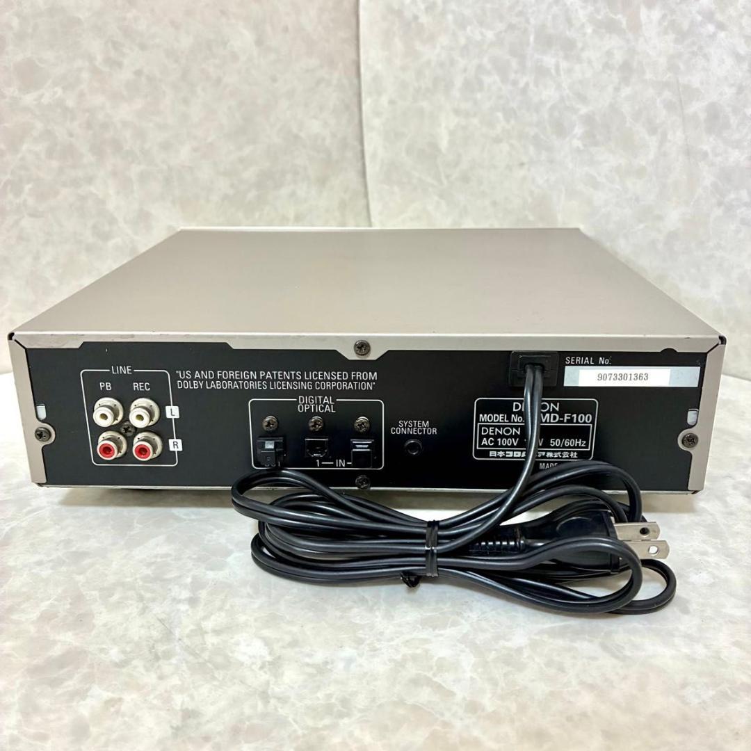 DENON デノン DMD-F100 MDレコーダー