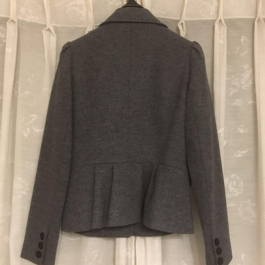 LANVIN en bleu ウールジャケット