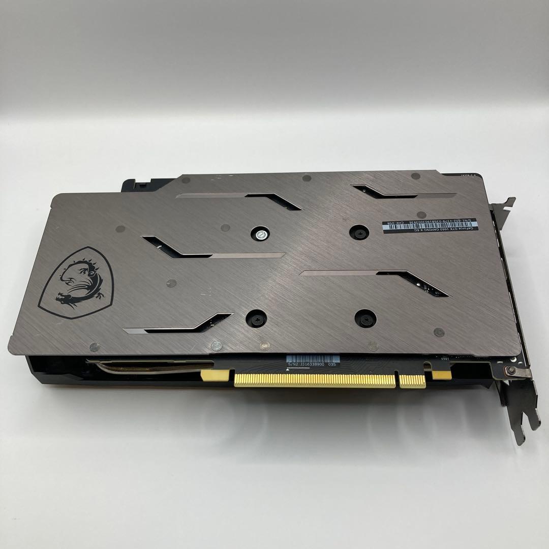 グラフィックボード・グラボ・ビデオカード GeForce GTX 1660 GAMING X 6G