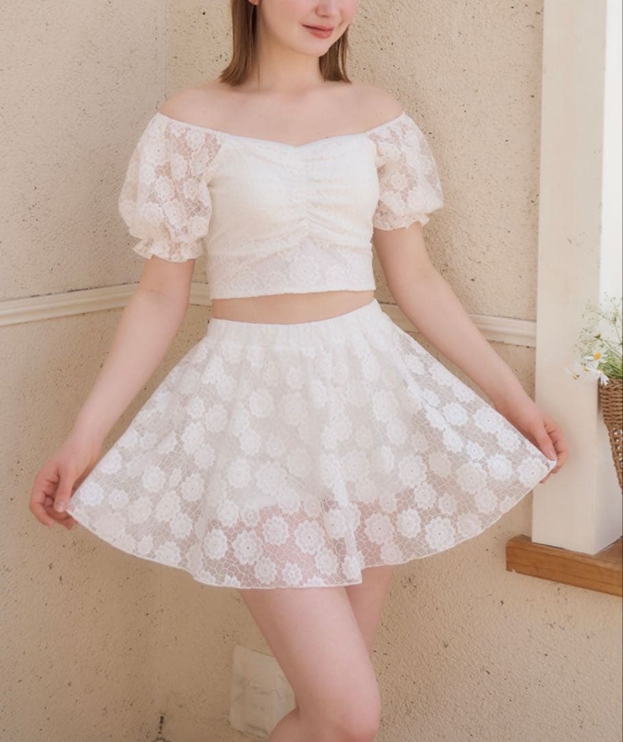 mellowneon 2wayレース水着