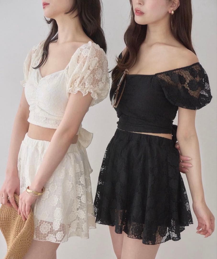 mellowneon 2wayレース水着