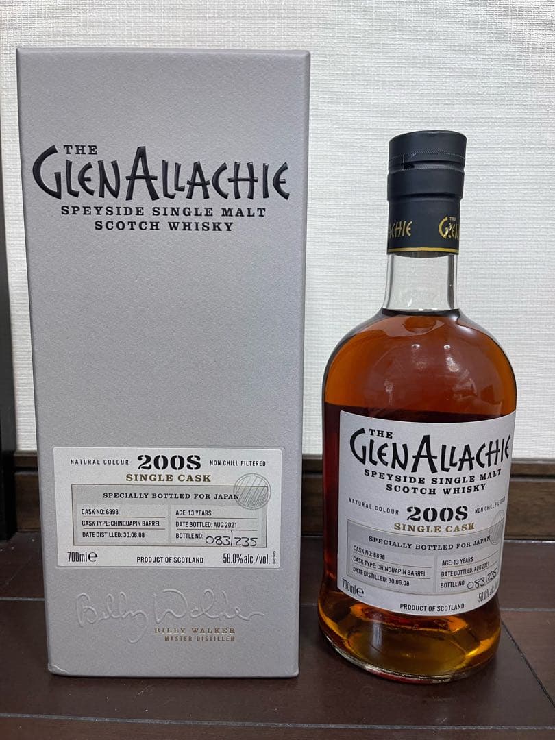 新品未開栓 希少品　グレンアラヒー4本セット　10年バッチ9 シングルカスク