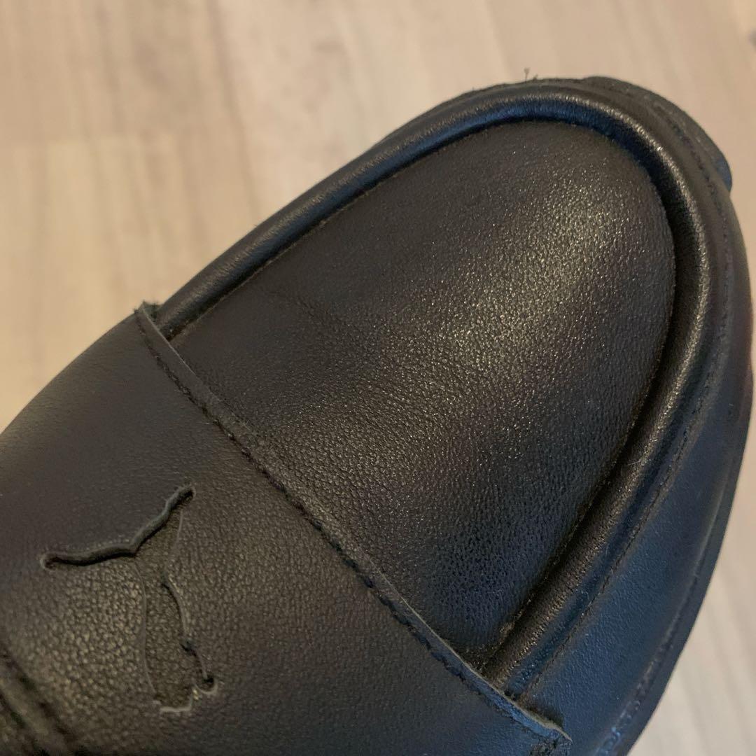 PUMA LOAFYR BLACK プーマ ブラック　ローファー ウィメンズ