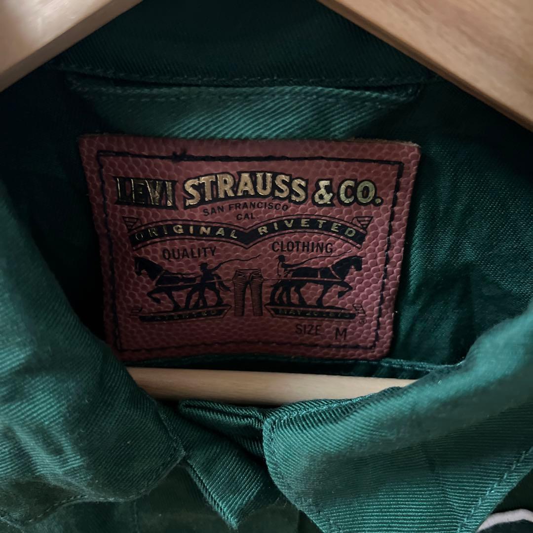 90sリーバイス × NFL New YorkJetsコーデュロイジャケット