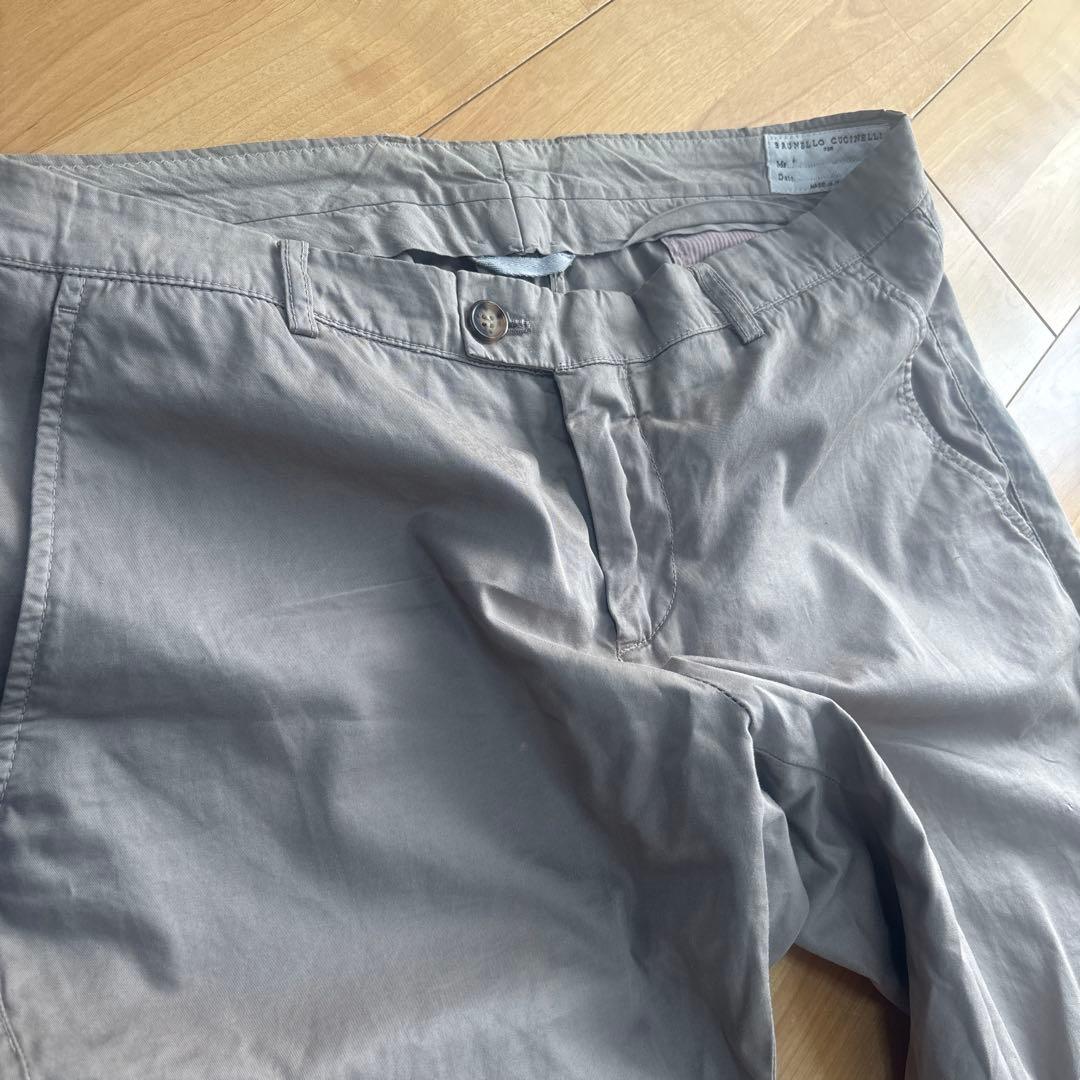 【ブルネロクチネリ】トープ　チノパン　52 パンツ