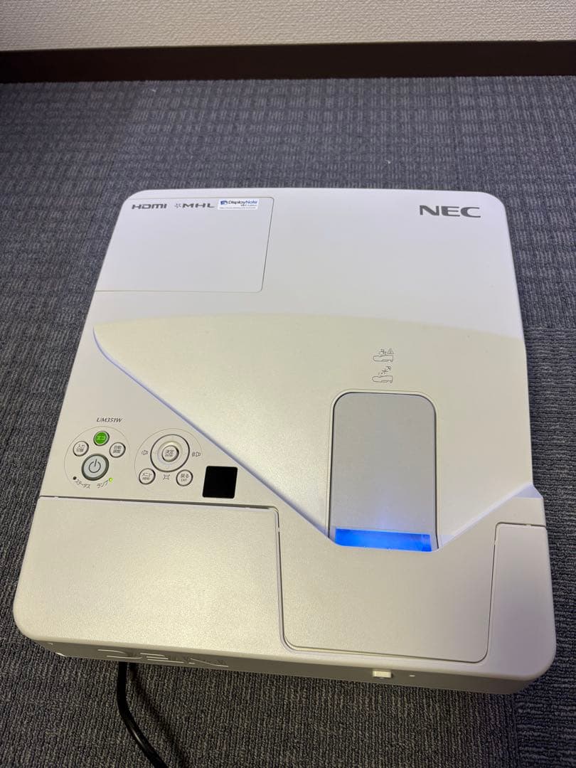 NEC プロジェクター　NP-UM351W ② ランプ時間266h