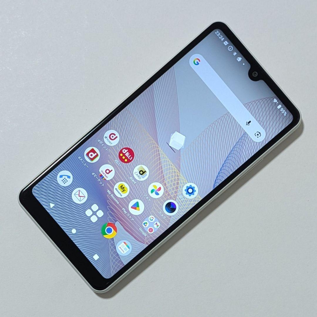 【美品】Xperia Ace II SO-41B 白 ドコモ SIMフリー 箱付