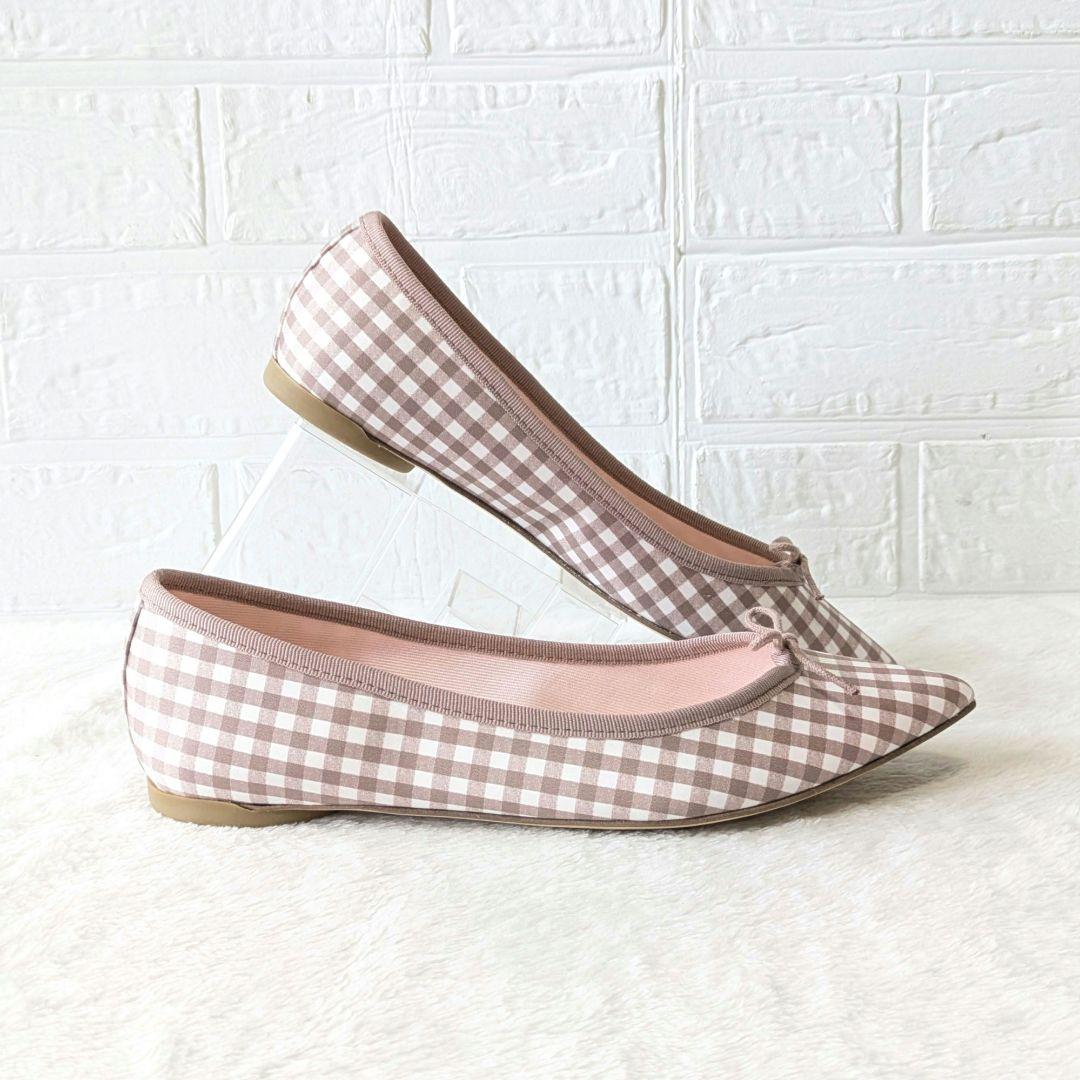 ✨ほぼ未使用✨レペット ギンガムチェック フラットシューズ