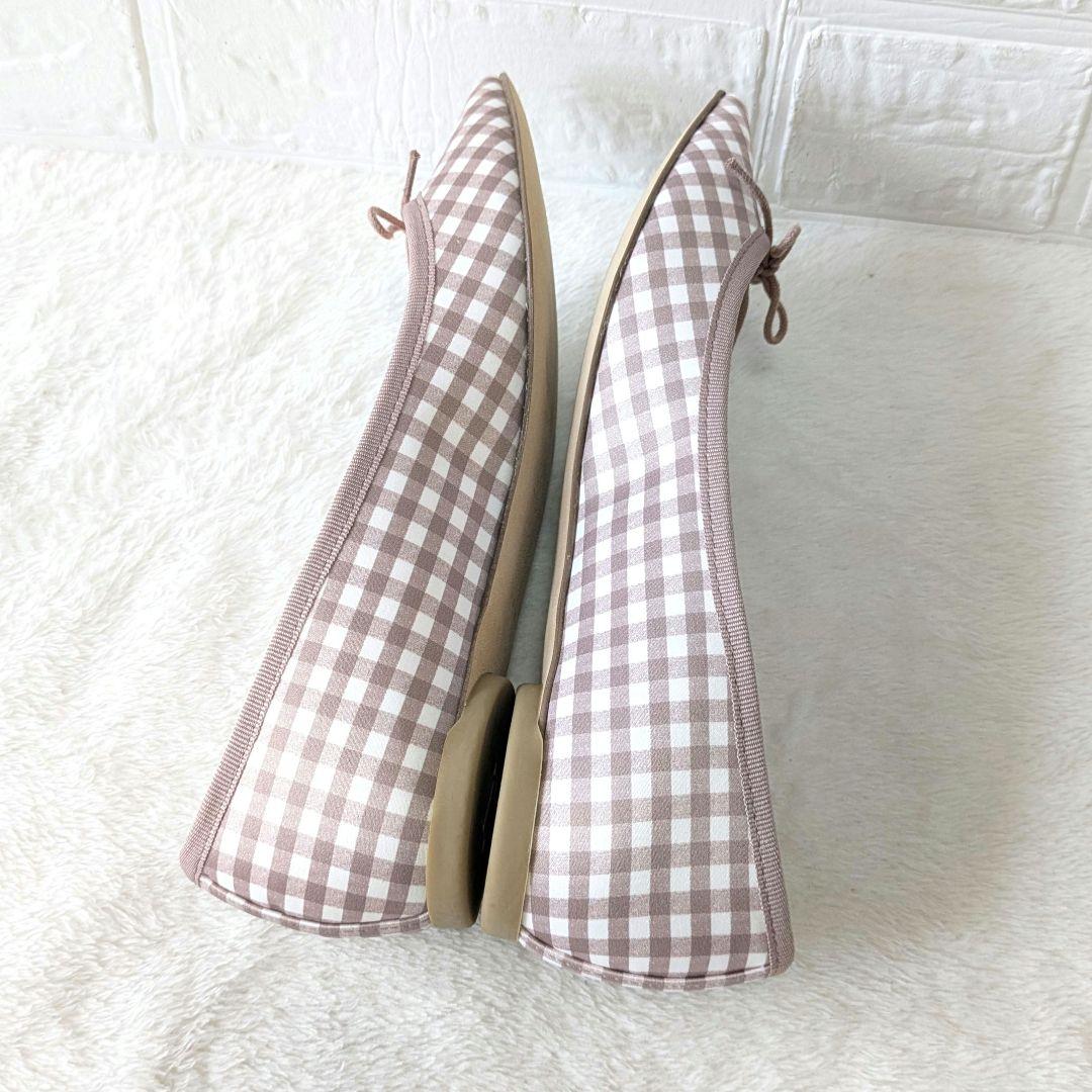 ✨ほぼ未使用✨レペット ギンガムチェック フラットシューズ