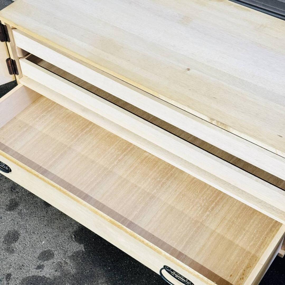 甲MJ19249　送料無料　即購入可能　スピード発送　桐製　着物箪笥