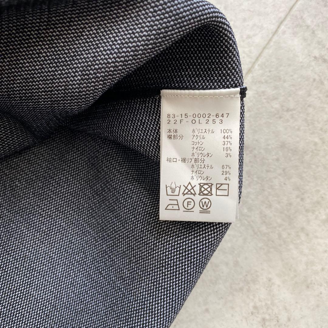 BEAMS GOLF 襟付きロゴ　ジャガードニット　サイズ：Ｌ