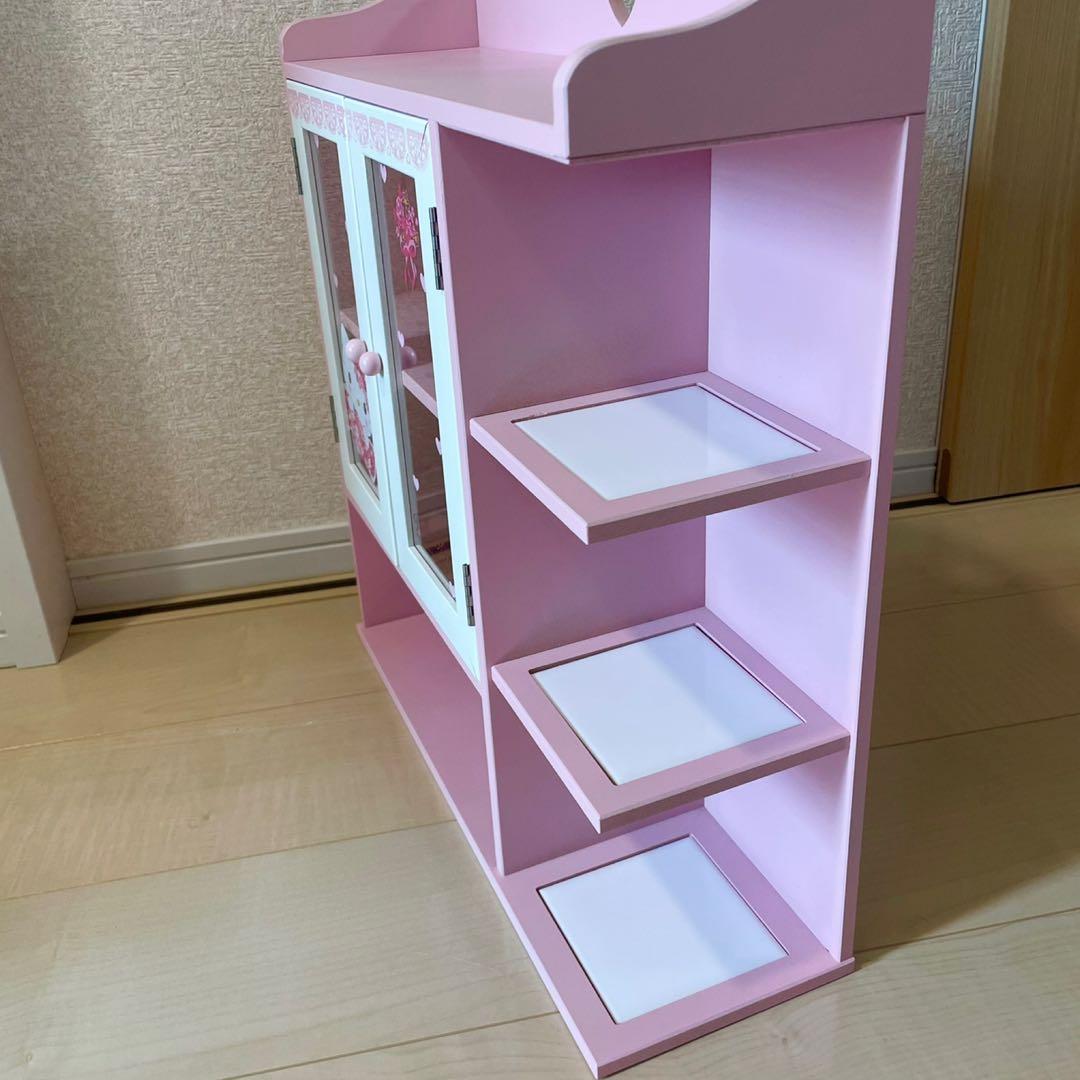 ゆ*)様 【希少】Hello Kitty 家具 食器棚セット ピンク