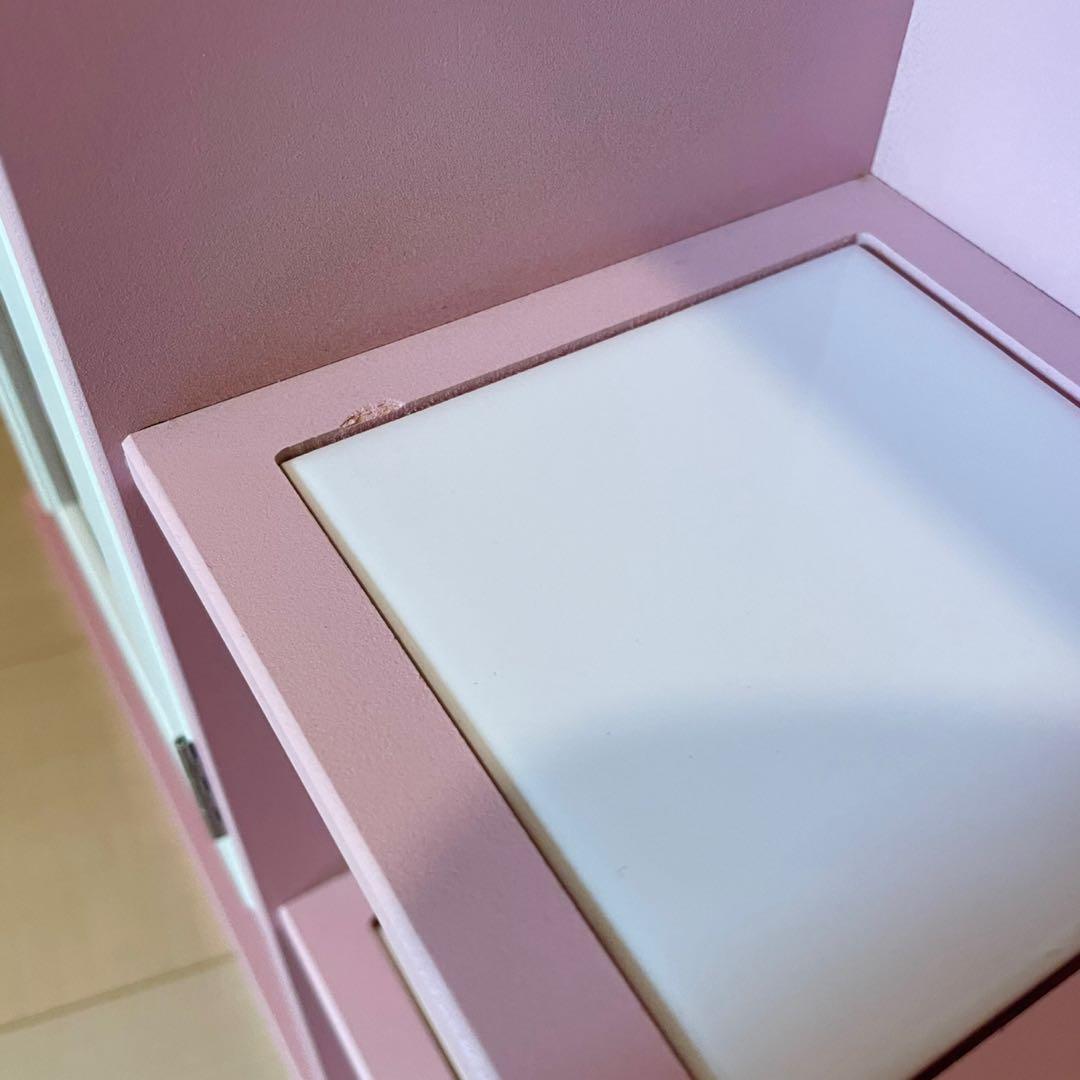 ゆ*)様 【希少】Hello Kitty 家具 食器棚セット ピンク