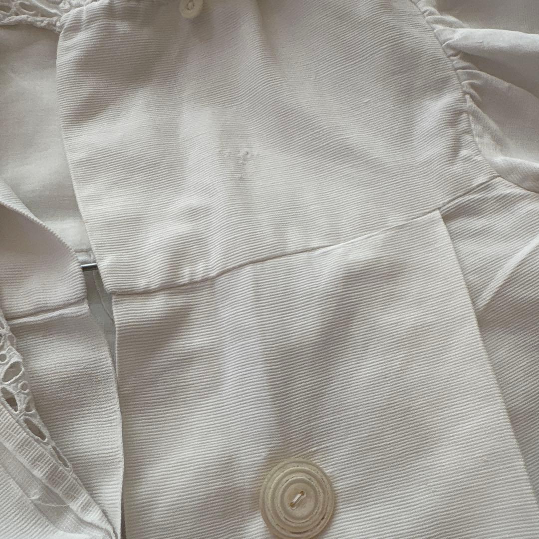 フランス　アンティーク　ベビードレス　ベビーケープ　ベビーコート　ドールドレス