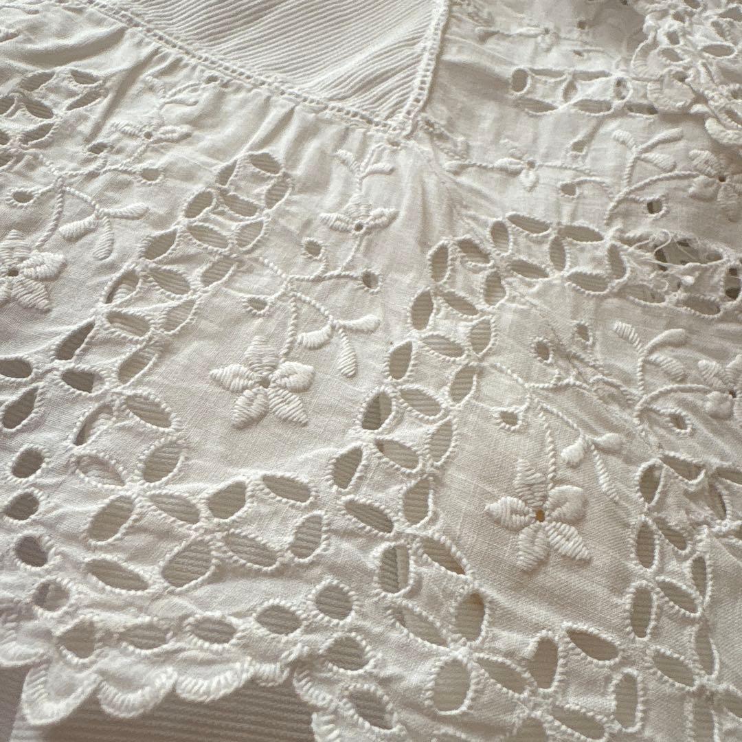 フランス　アンティーク　ベビードレス　ベビーケープ　ベビーコート　ドールドレス