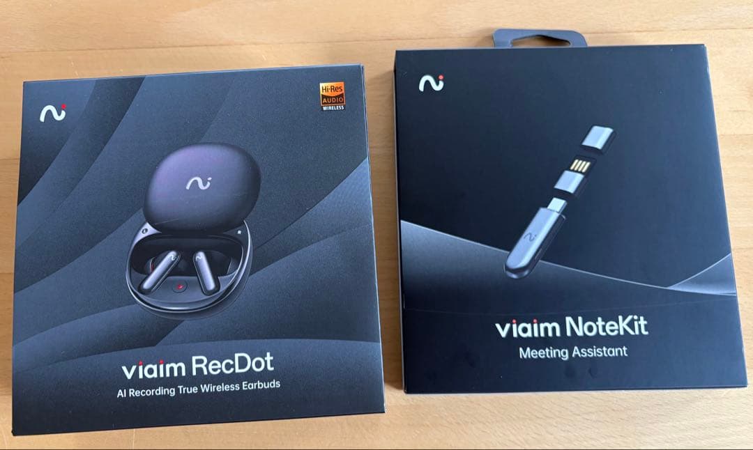 【数回使用】viaim RecDot & NoteKit AIボイスレコーダー