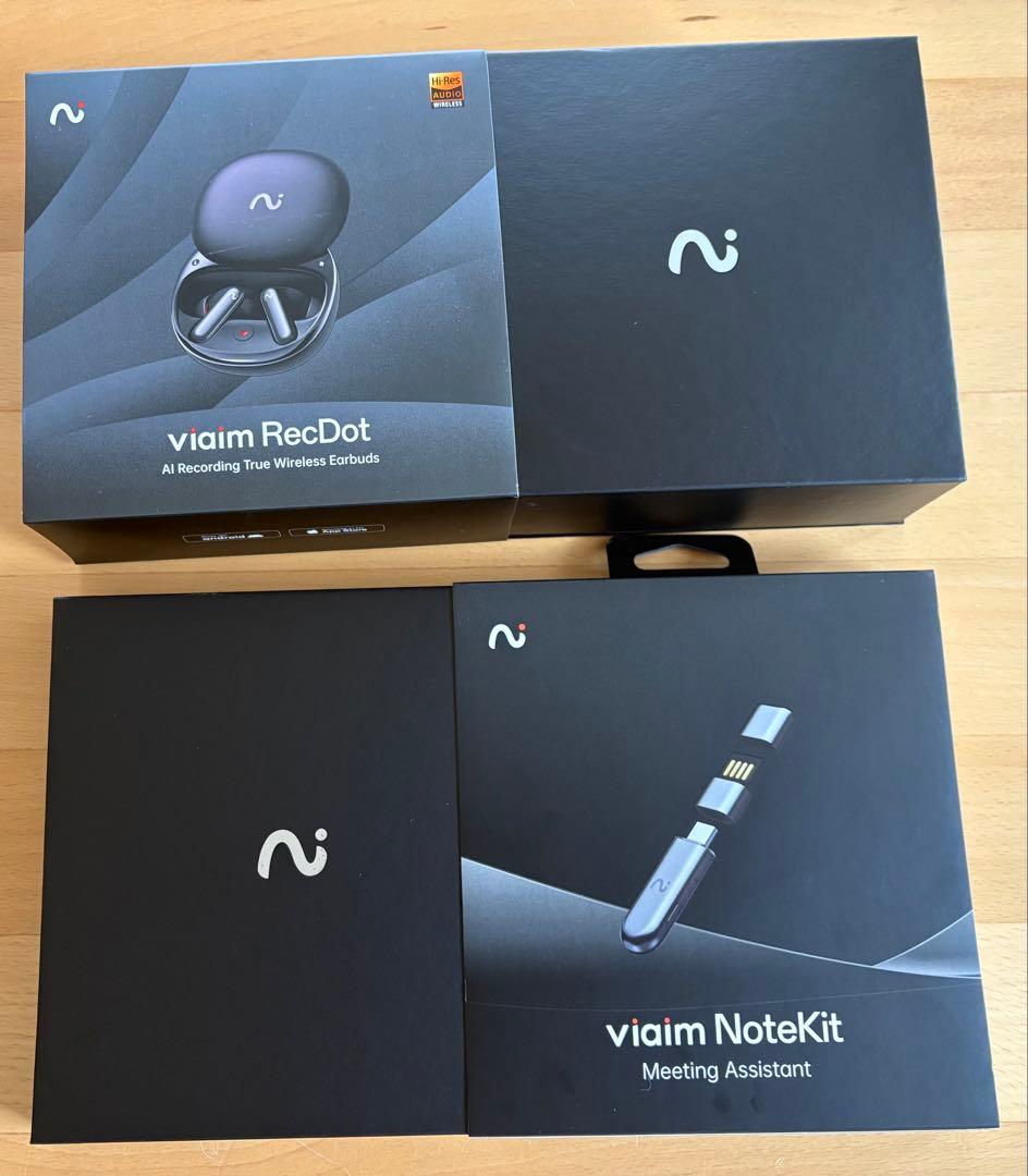 【数回使用】viaim RecDot & NoteKit AIボイスレコーダー