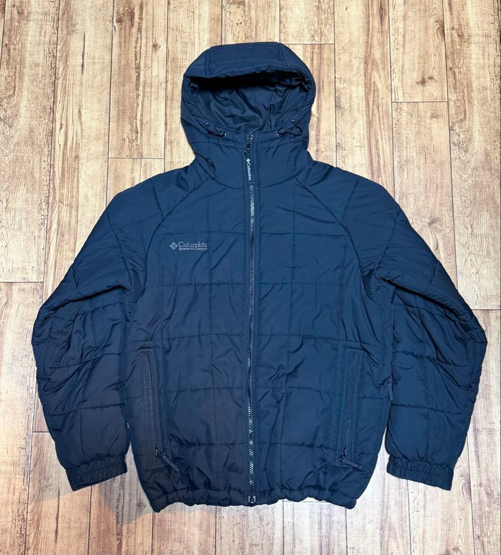 ジャケット・アウター Columbia hooded puffer jacket black S