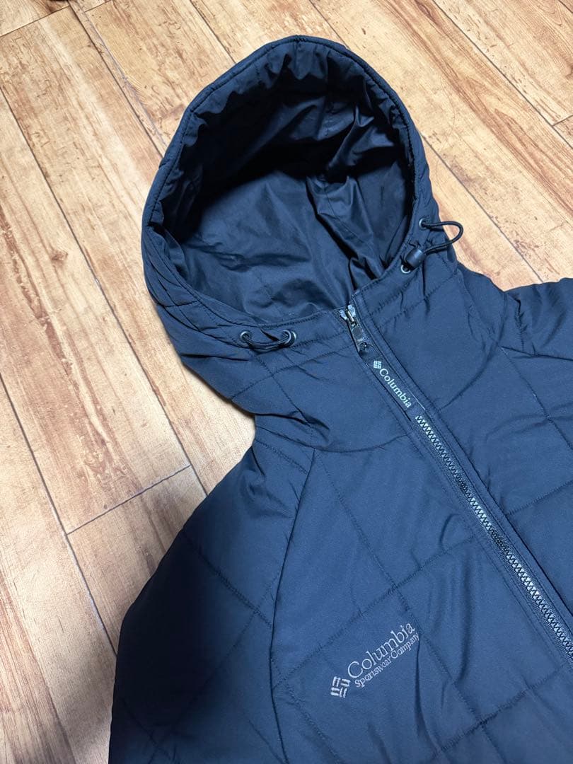 ジャケット・アウター Columbia hooded puffer jacket black S