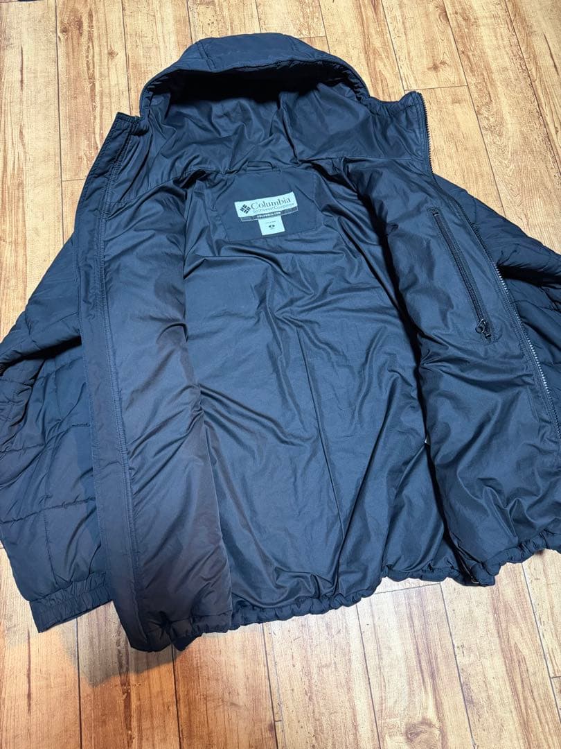 ジャケット・アウター Columbia hooded puffer jacket black S