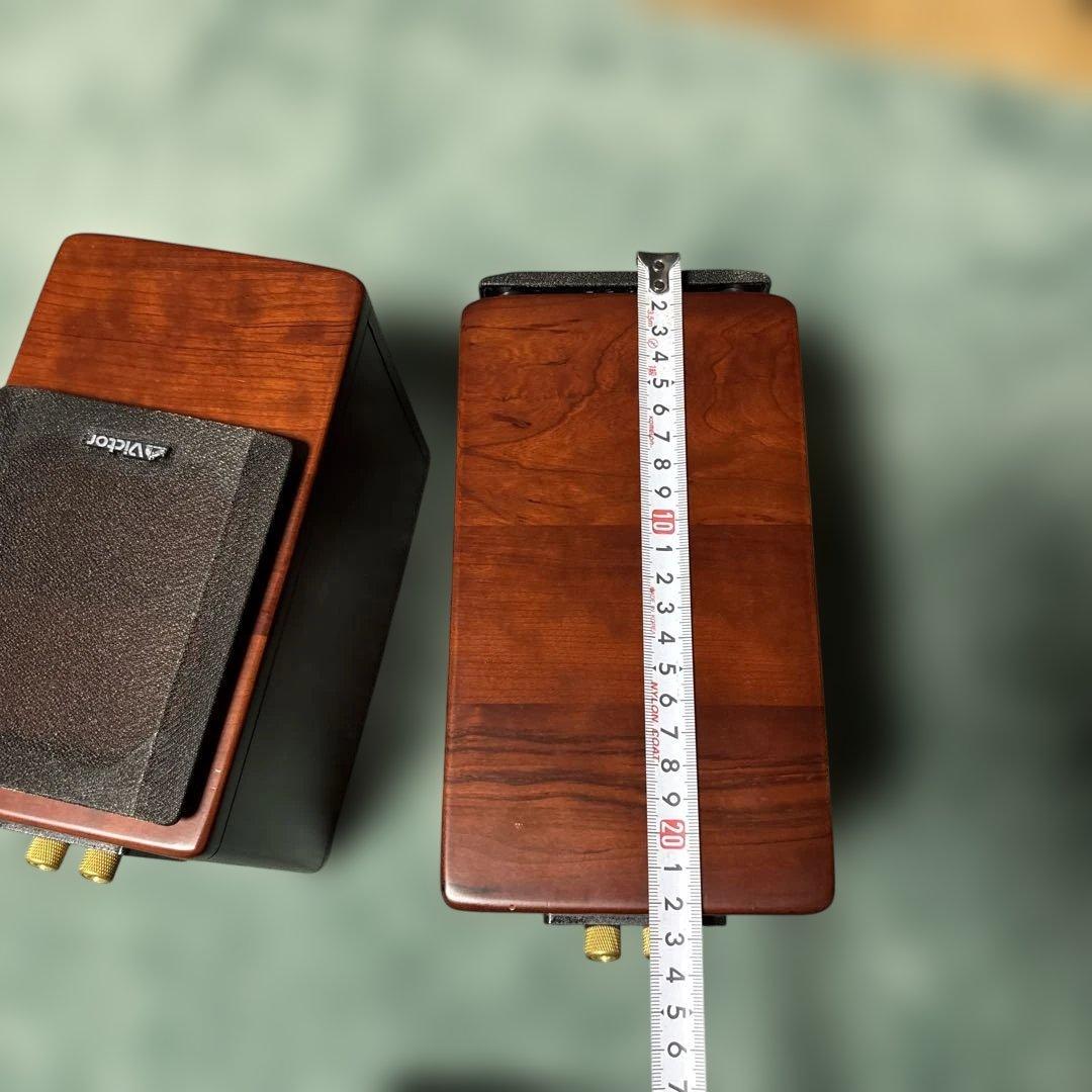 Victor WOOD CONE スピーカー　スタンド付き