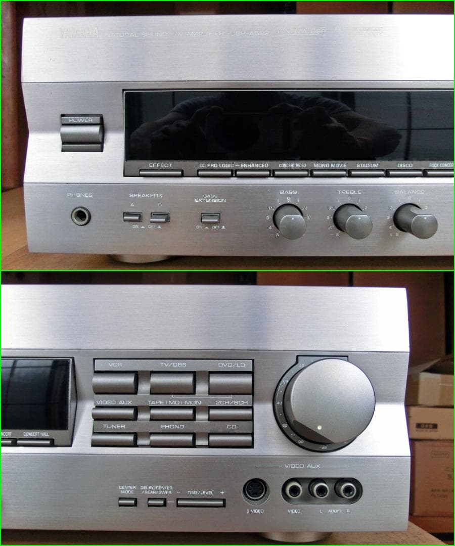 YAMAHA　AVアンプ　DSP-A592　元箱・リモコン・取説付き　美品動作品