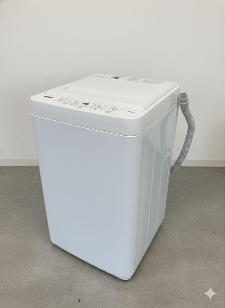 洗濯機 ヤマダセレクト YWM-T45H1 2022年製 4.5kg 動作良好