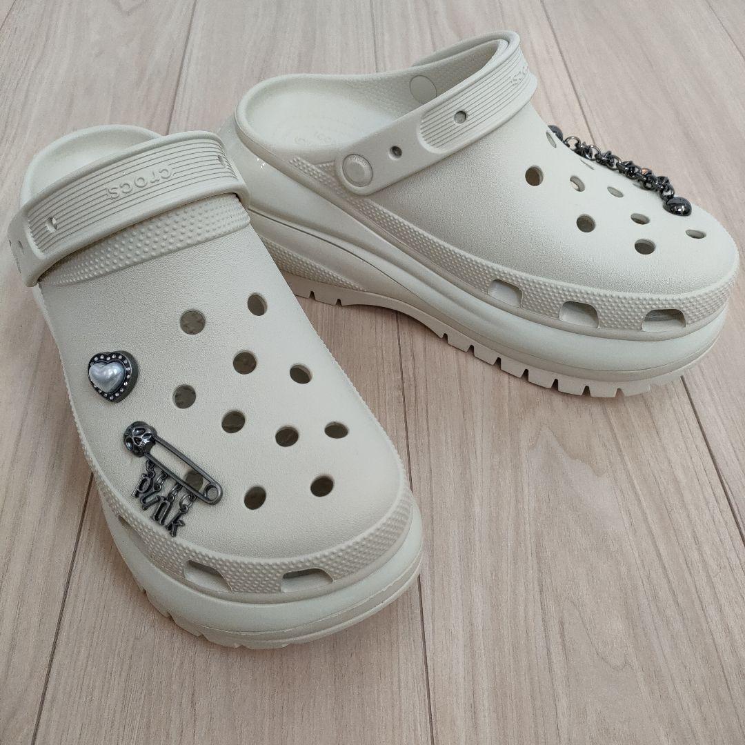 （新品未使用）crocs メガクラッシュクロッグ　ジビッツ付き
