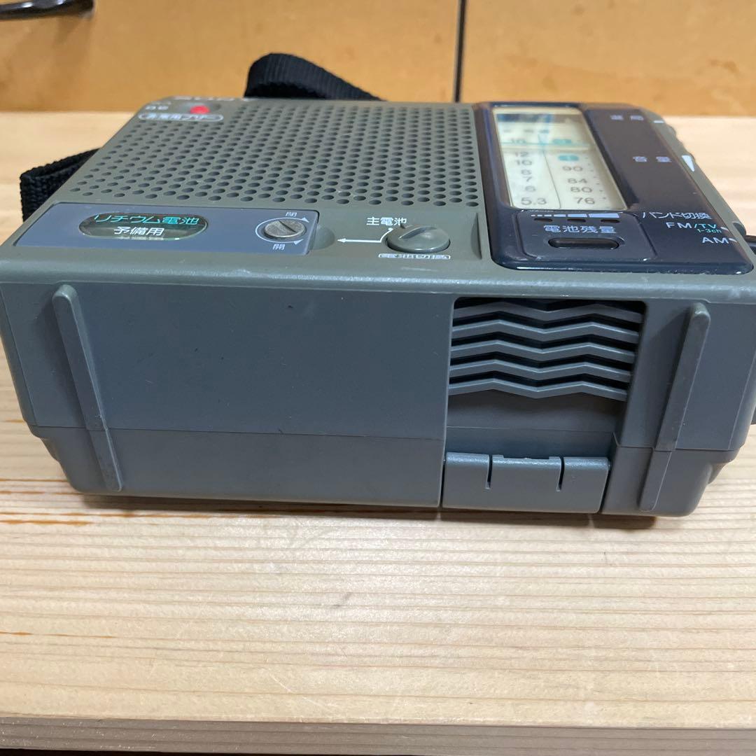 美品 SONY 防災ラジオ FM/AMラジオ ICF-B100 動作品