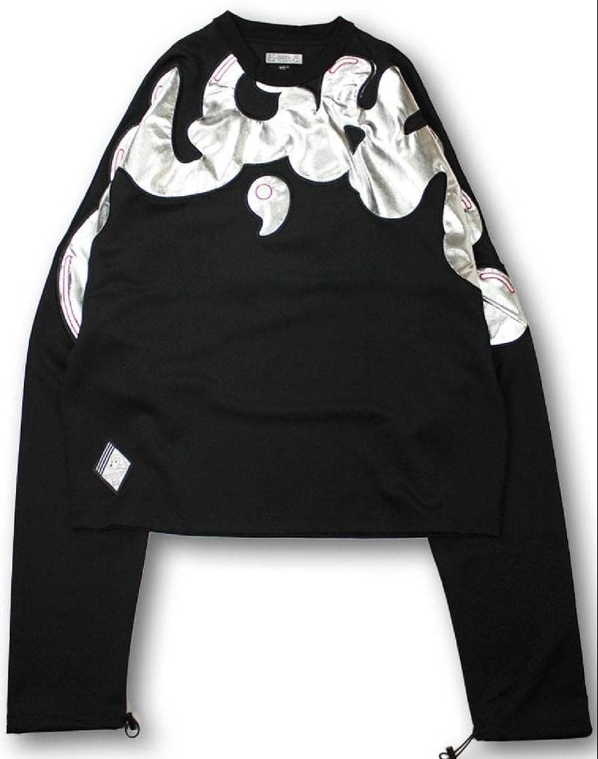 ガルフィー GALFY ピッカピカの大萌袖ロンT BLACK 中型犬