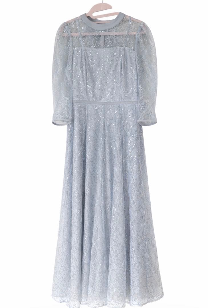 ドレス スパークルレースドレス　オケージョンワンピース　snidel スナイデル