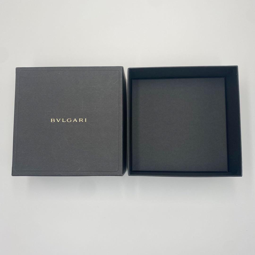 美品 ☆BVLGARI☆ ストール メンズ ロゴ ウール シルク グレー 箱付き