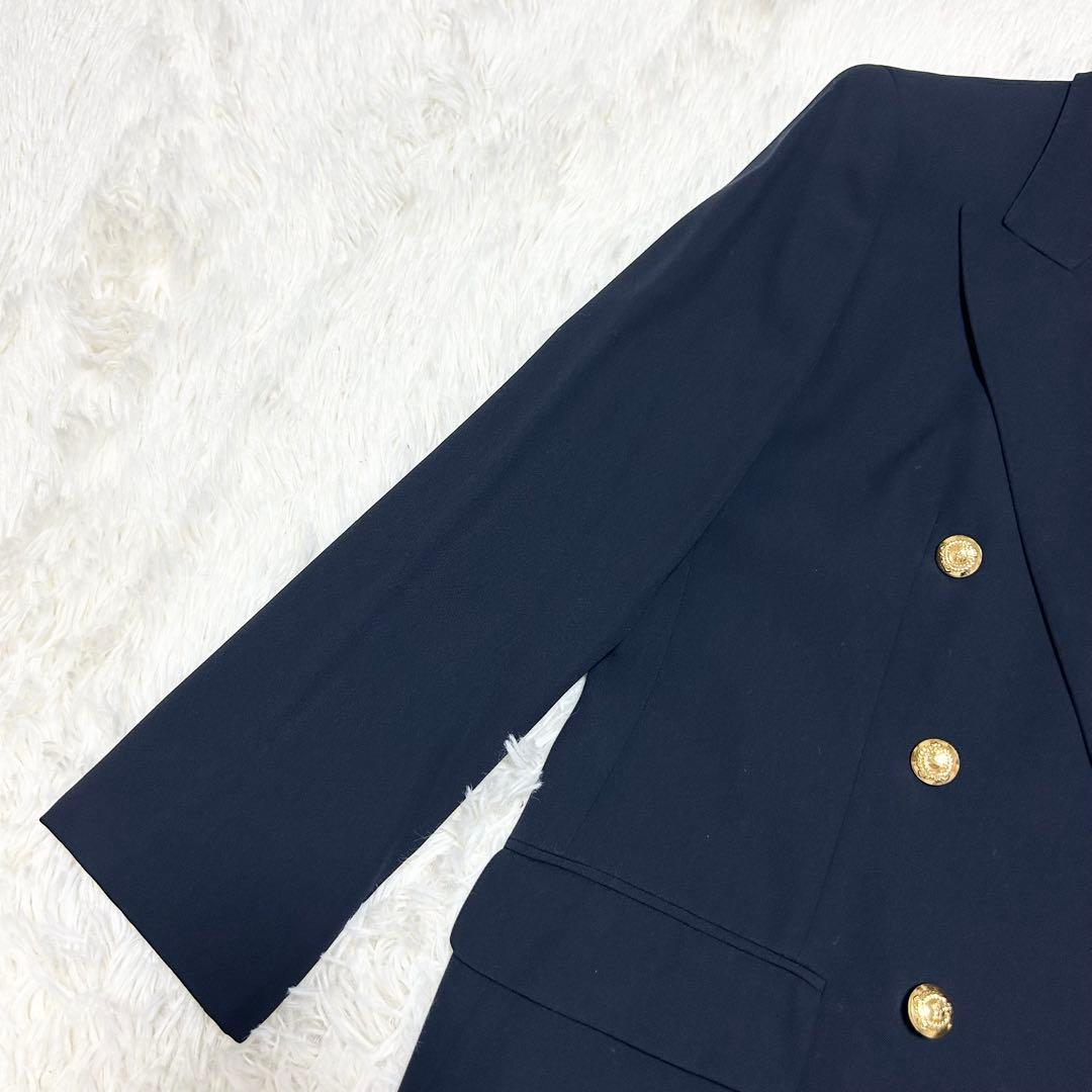 BURBERRYS バーバリー 紺ブレ ダブル テーラード ジャケット ウール