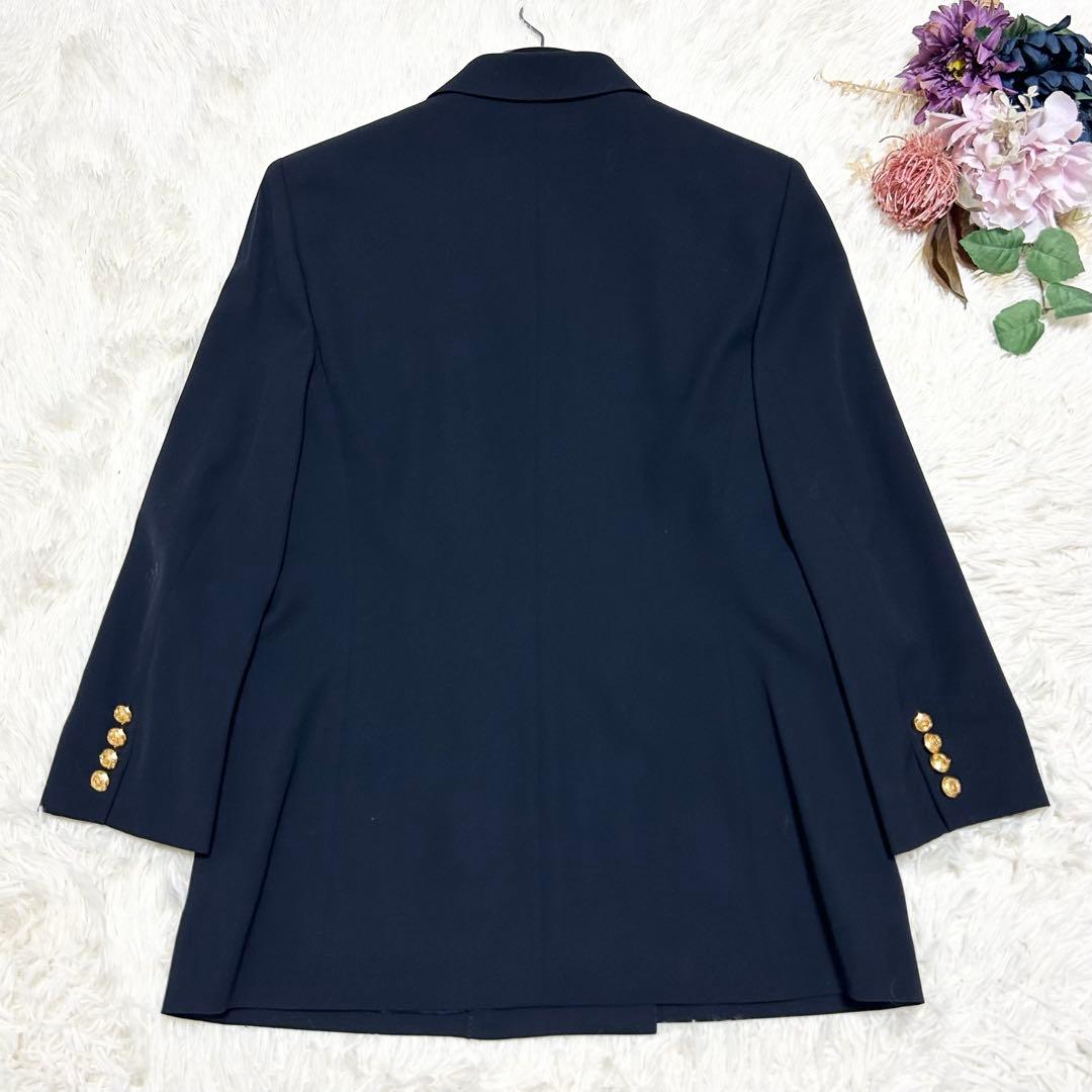 BURBERRYS バーバリー 紺ブレ ダブル テーラード ジャケット ウール