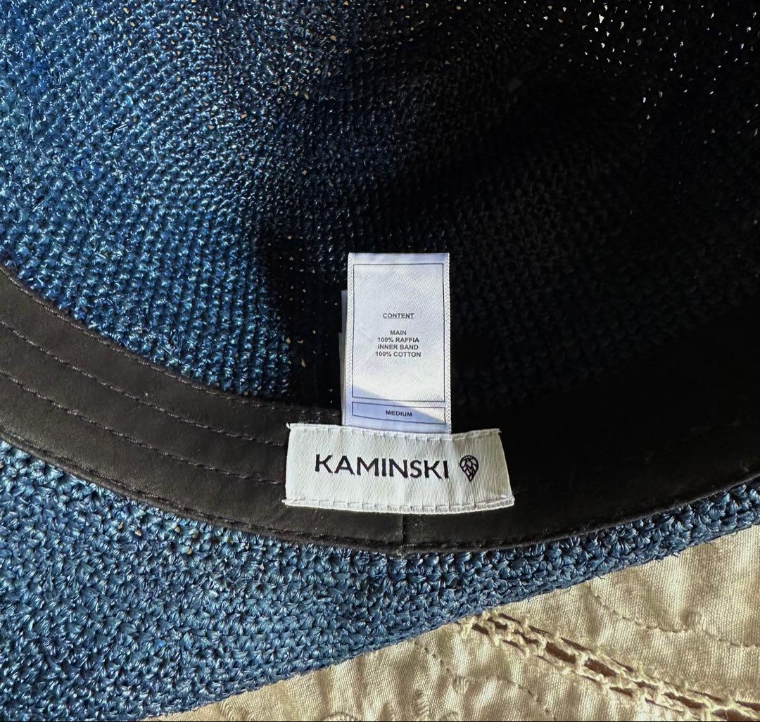 新品未使用ヘレンカミンスキー　ラフィア製フェドーラ　タグあります