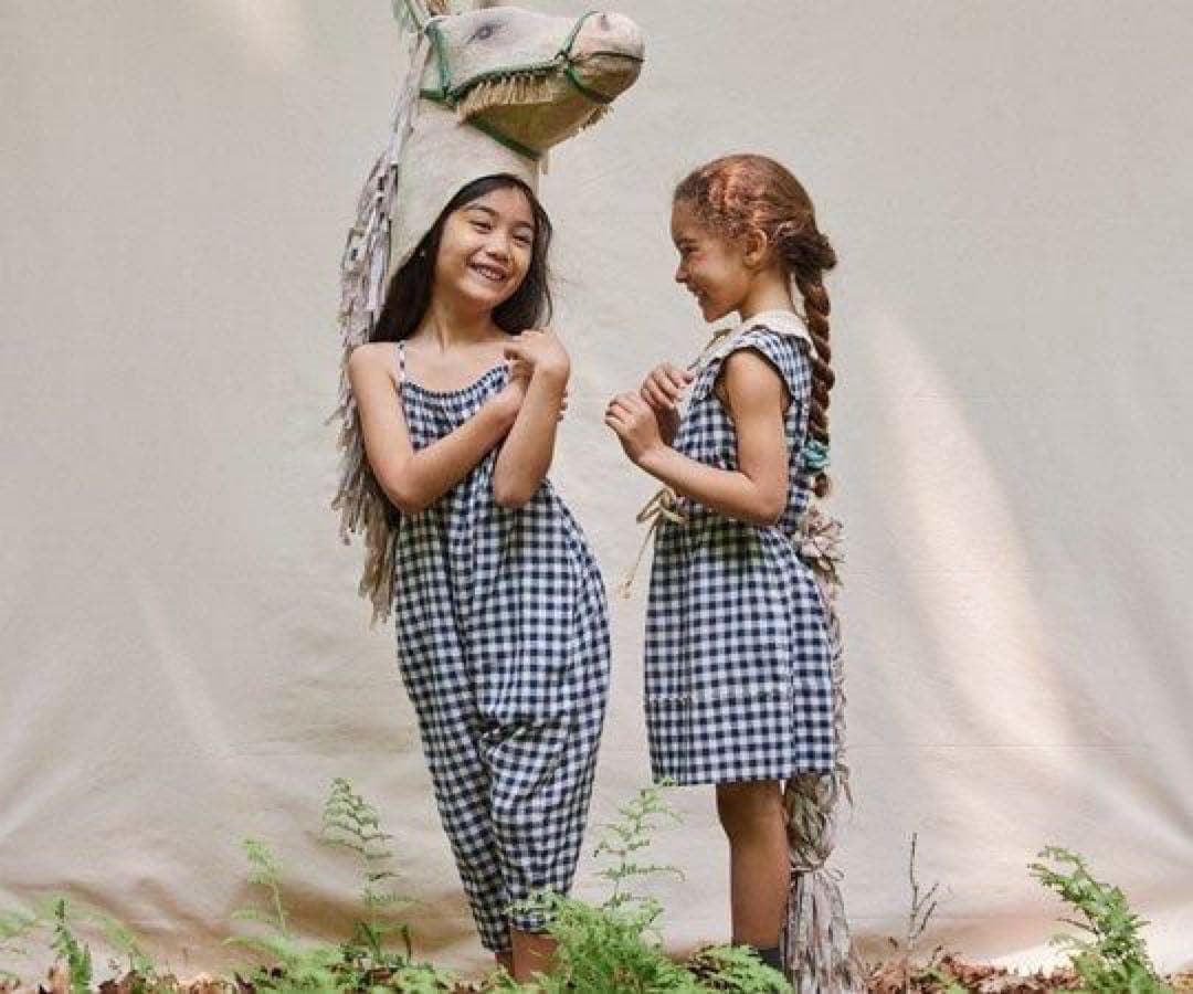 ロンパース・カバーオール soor ploom Ines Romper Gingham 2y