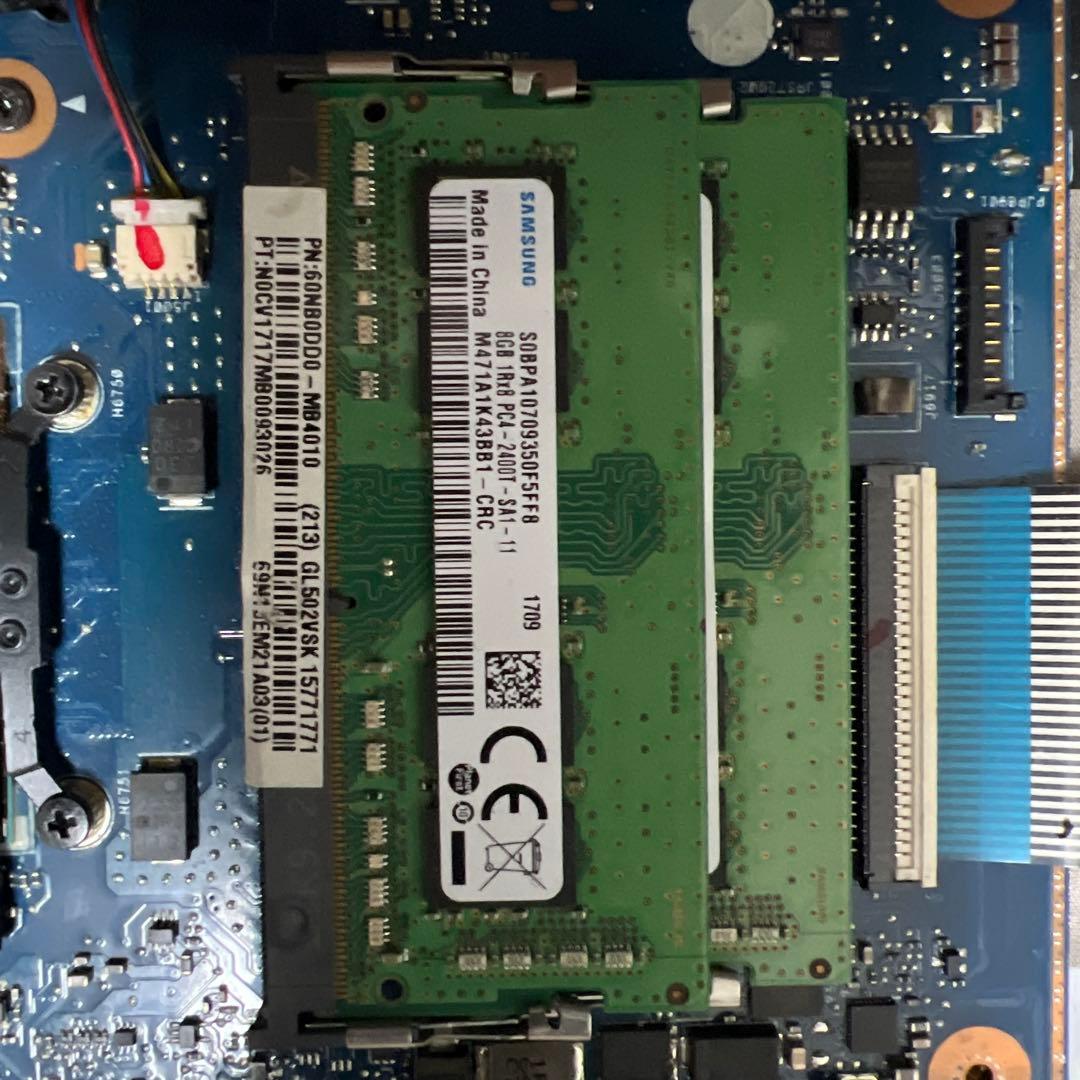 SKhynix PC4-2400T 8GB×2 DDR4メモリPC4-19200